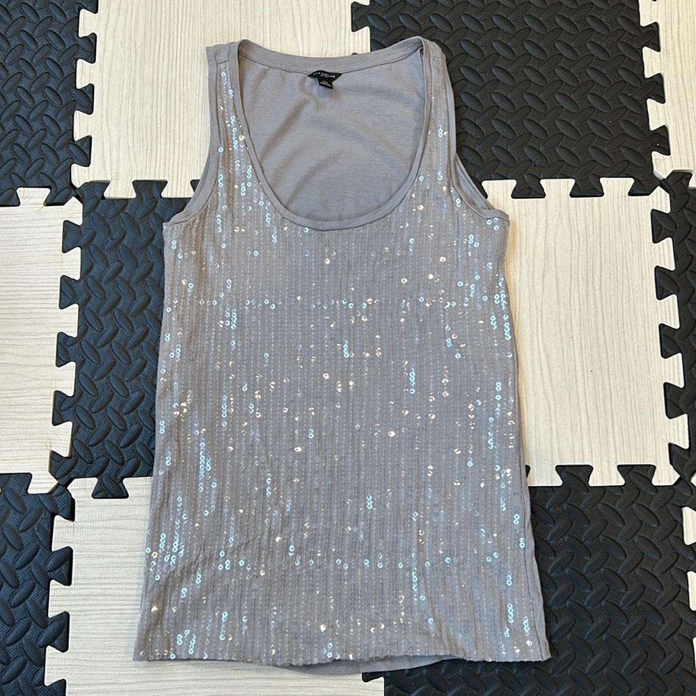 Ann Taylor sequence, tank top size extra small color, gray